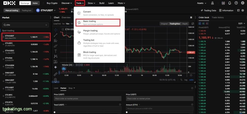  Ingresar a la terminal para comprar ETH