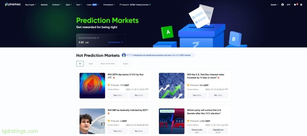 Сервис Prediction Market