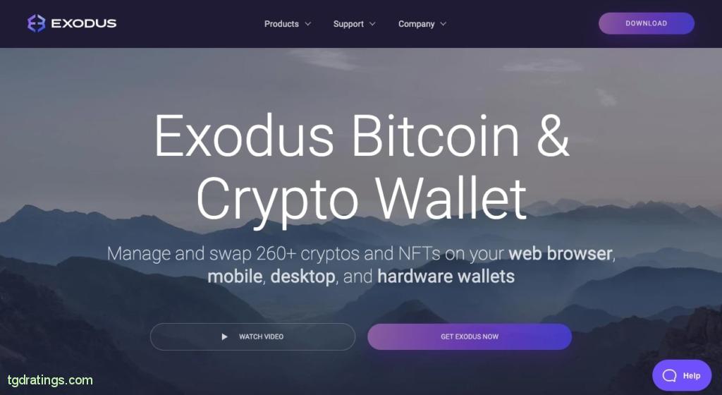 Криптовалютный кошелек Exodus