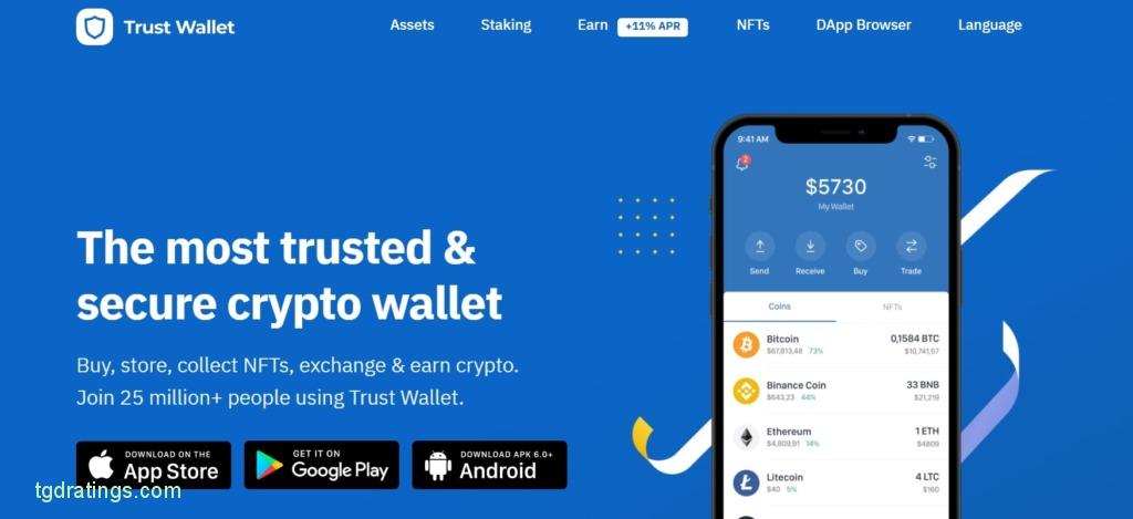 Trust Wallet Home Page