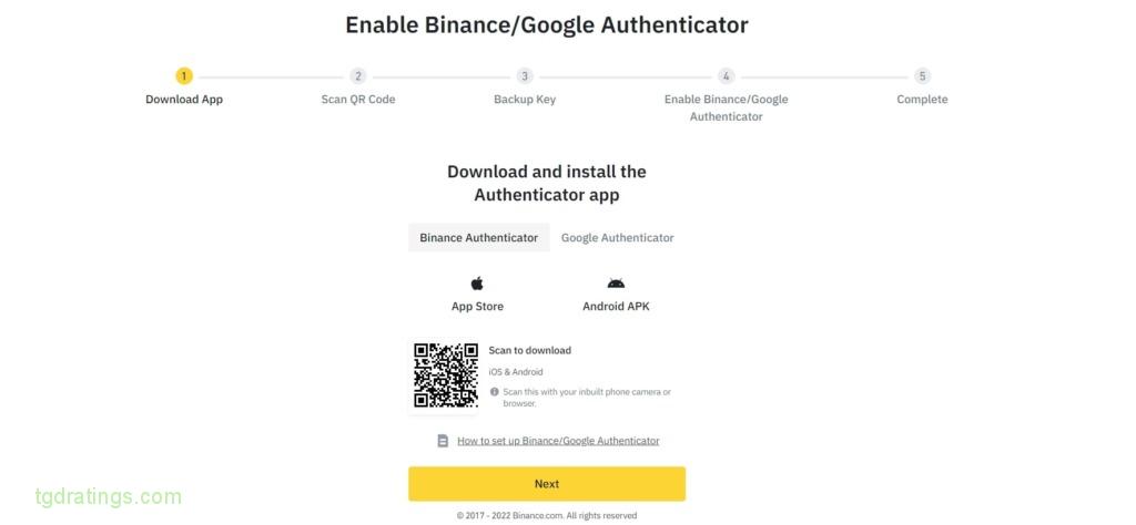 Enable authentication