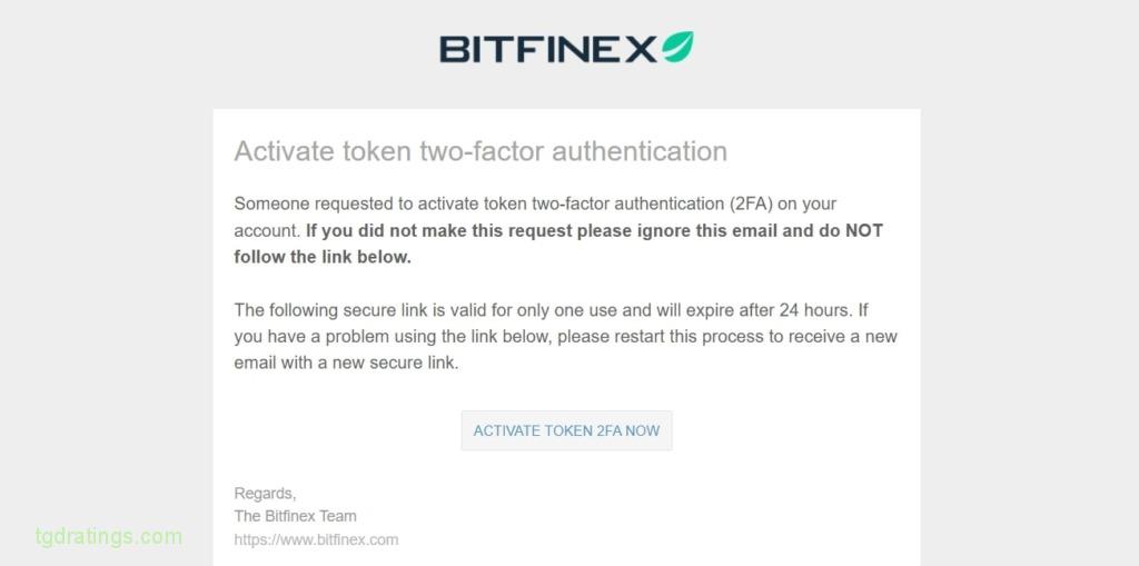 Two-factor authentication confirmation