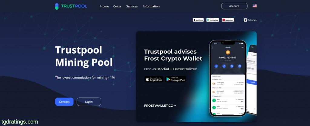 Trustpool main page