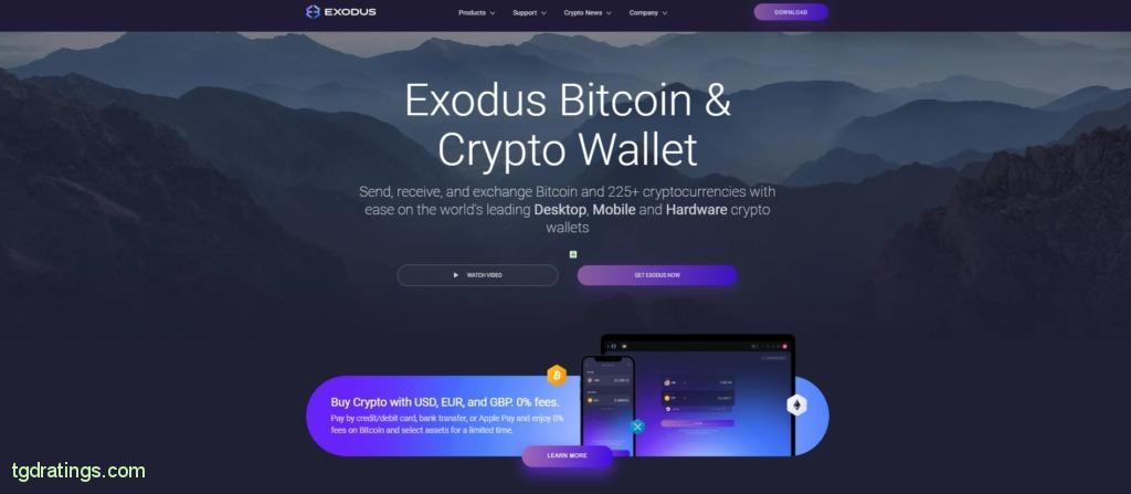 Exodus Cryptocurrency Wallet