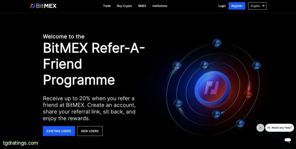 Bitmex referral program