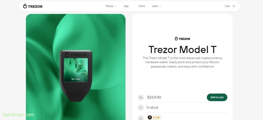 Home Page Trezor T