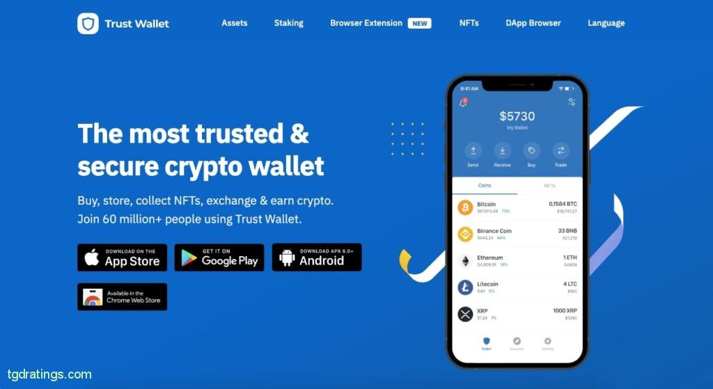 Trust Wallet Home Page