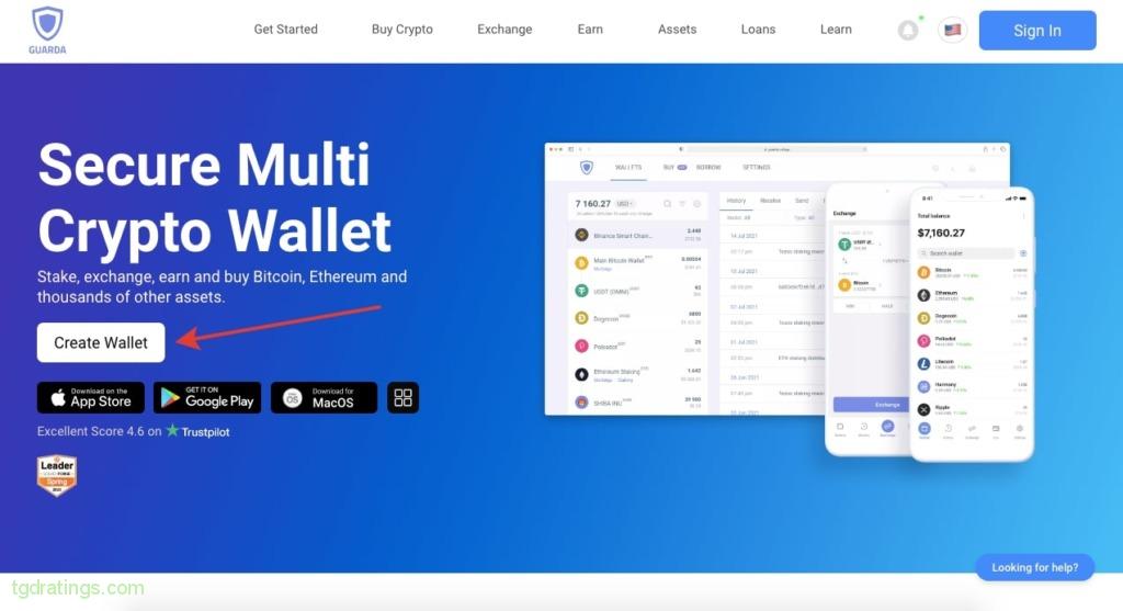 Creating a wallet